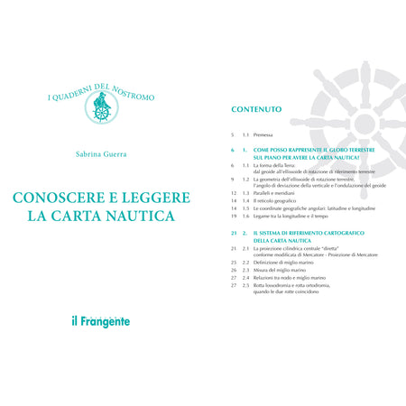 Conoscere e Leggere la Carta Nautica – pagine dell'estratto dell'editore (1/9)