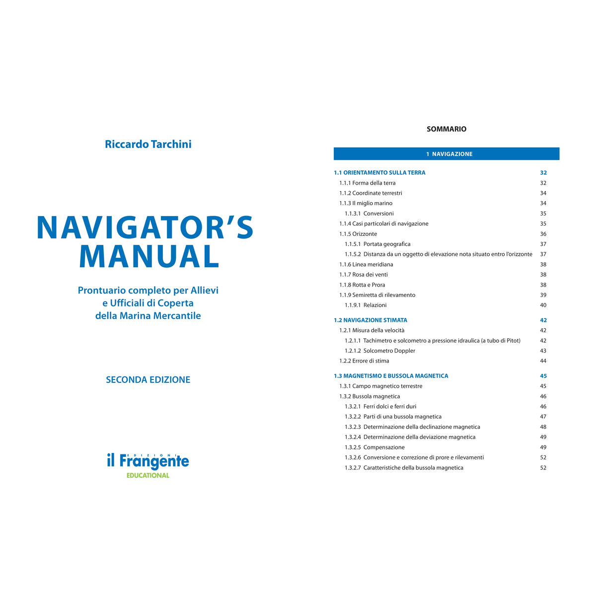 Navigator's Manual con Consultazione Online – pagine dell'estratto dell'editore (1/12)