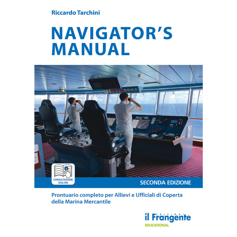 Copertina Navigator's Manual con consultazione online II edizione 2026 di Riccardo Tarchini, Edizioni il Frangente