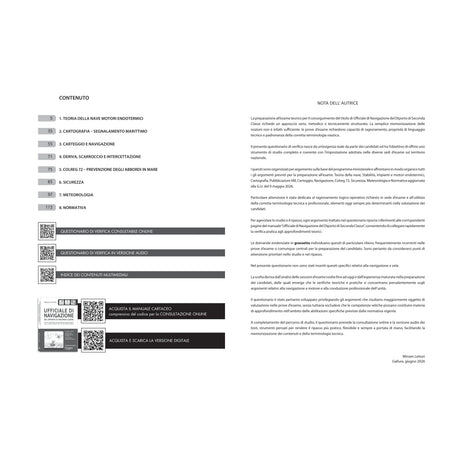 Questionario Esame Teorico Ufficiale di Navigazione del Diporto di Seconda Classe – pagine dell'estratto dell'editore (1/8)