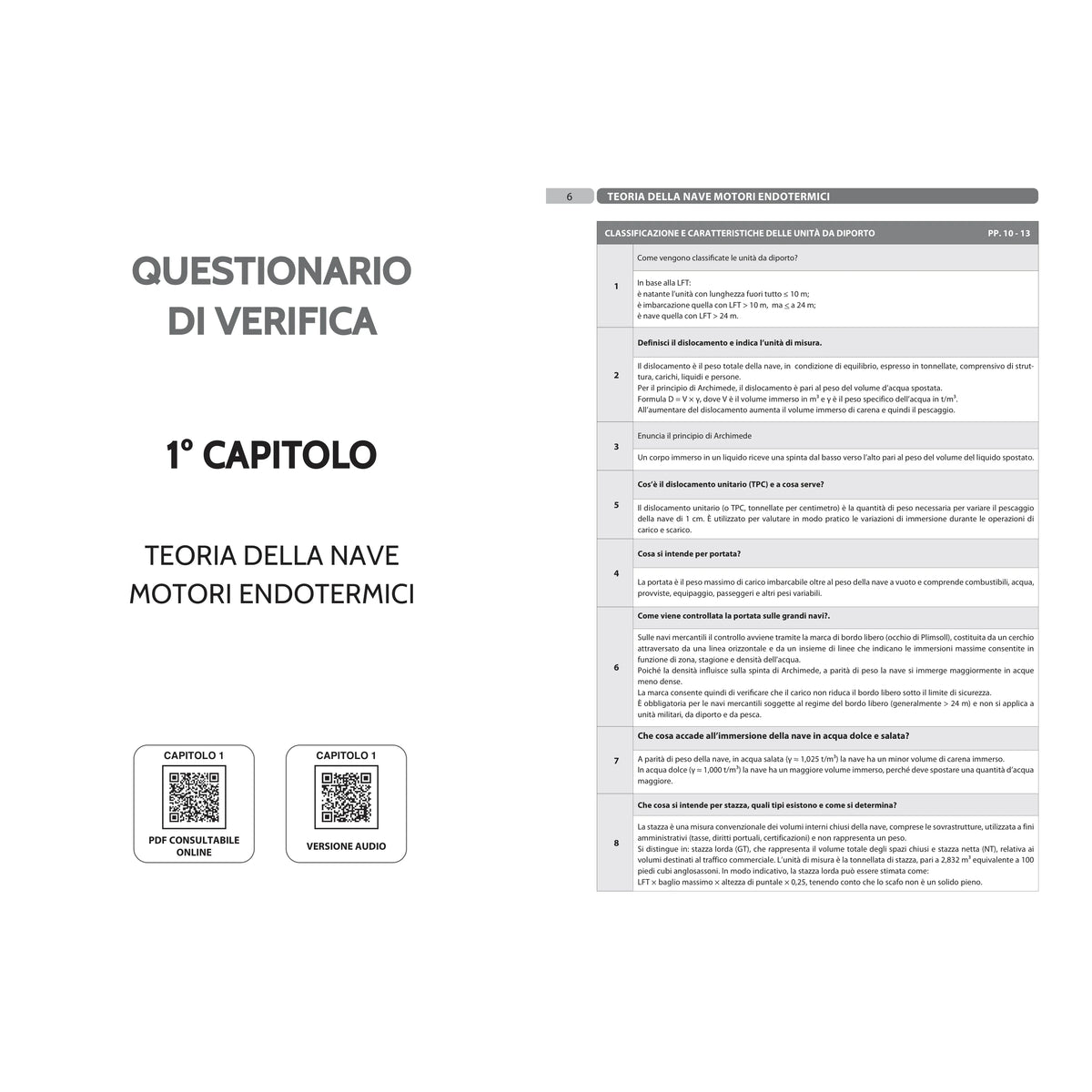 Questionario Esame Teorico Ufficiale di Navigazione del Diporto di Seconda Classe – pagine dell'estratto dell'editore (2/8)