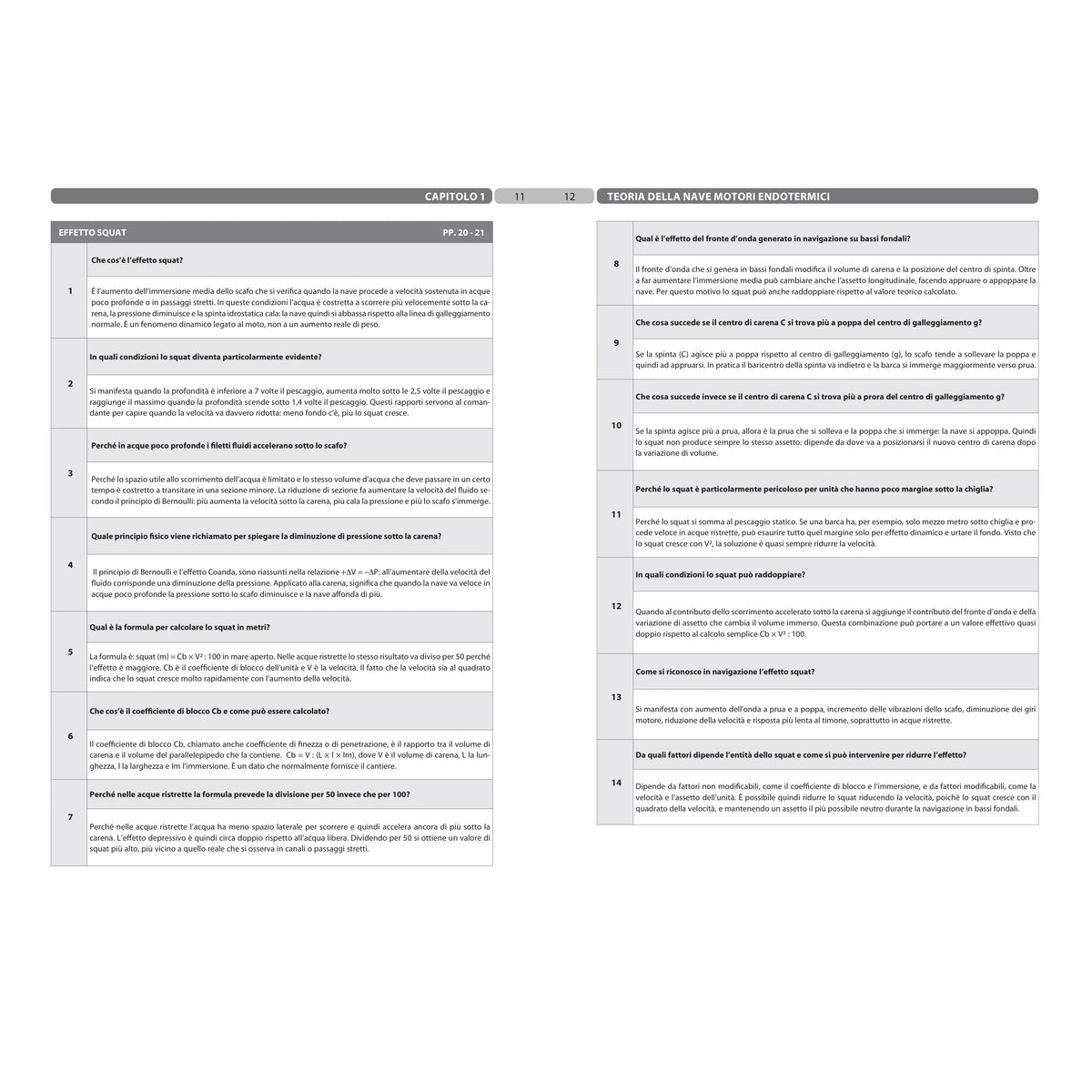 Questionario Esame Teorico Ufficiale di Navigazione del Diporto di Seconda Classe – pagine dell'estratto dell'editore (5/8)