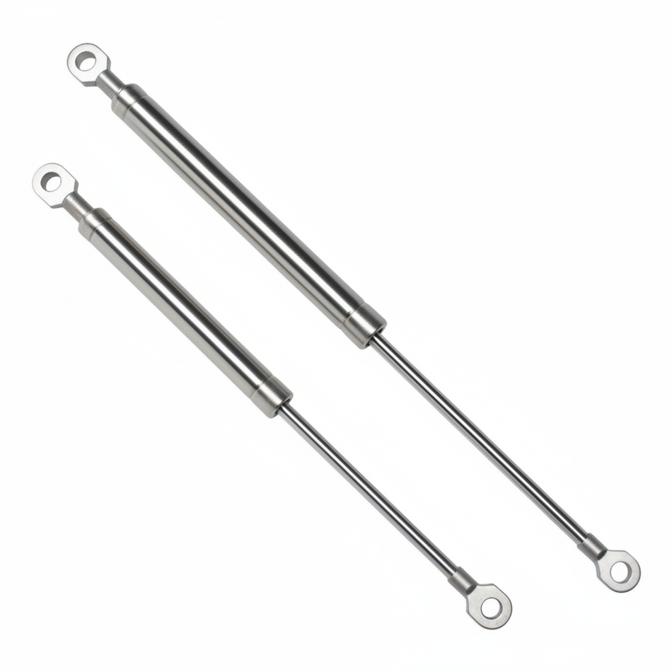 Molla a Gas in Acciaio Inox Occhio-Occhio (Ammortizzatore per Portelli)