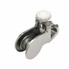 Musone prua in acciaio inox lucidato con rullo e pomello bianco, fusione robusta, L 335 mm | Onautica