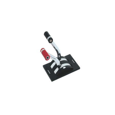Bileva comando B46 Ultraflex cromata con impugnature nera e rossa, base nera, leve inclinate | Onautica