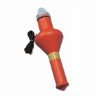Boetta luminosa SOLAS/MED Vega arancione con luce stroboscopica e cordino di sicurezza nero | Onautica