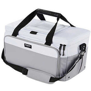 Ghiacciaia Igloo Coast Cooler 30lt semi-rigida bianca e grigia con tracolla e manico nero | Onautica