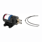 Pompa olio gasolio EuroPump 12V nera con due raccordi metallici e cavi elettrici neri inclusi | Onautica