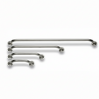 Set 4 passamani nautici in acciaio inox lucido di diverse lunghezze con supporti rotondi | Onautica
