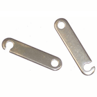 Piastrina tenditore in acciaio inox per cavi tendalino con foro e gancio, colore silver | Onautica