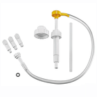 Kit pompa riempimento olio bianca con tubo flessibile trasparente, raccordi e tappo giallo | Onautica