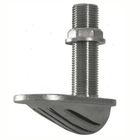 Presa a mare in acciaio inox 3/8" con griglia curva e filettatura doppia, colore silver | Onautica