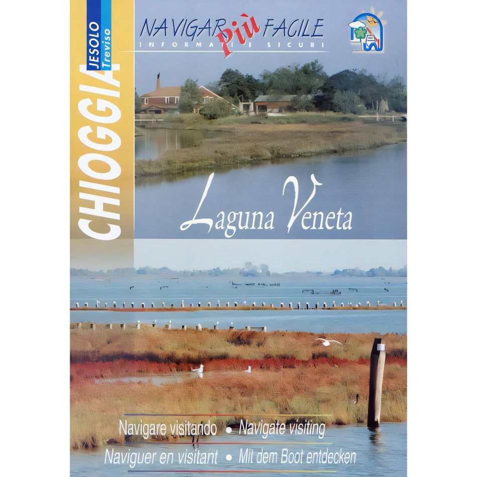 Copertina Laguna Veneta da Chioggia a Jesolo e Treviso, carta nautica Navigar più facile