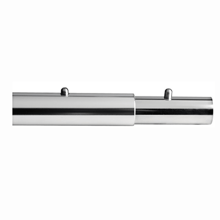 Raccordo giunzione telescopico in acciaio inox lucidato per tubo 22x1,2 mm con perni di fissaggio | Onautica