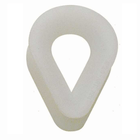 Redance in nylon bianco, forma a goccia con scanalatura a V, colore bianco traslucido | Onautica