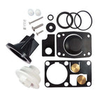 Kit ricambi WC Jabsco 29045-0000: guarnizioni nere, o-ring, viti inox, galleggiante bianco e componenti in ottone | Onautica