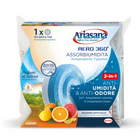 Ricarica tab Ariasana Aero 360° assorbiumidità agrumi, tavoletta blu rotonda, anti-umidità e anti-odore | Onautica