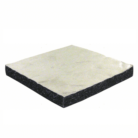 Pannello isolante fono-termico nero con superficie argentata adesiva, 100x150 cm spessore 16mm | Onautica