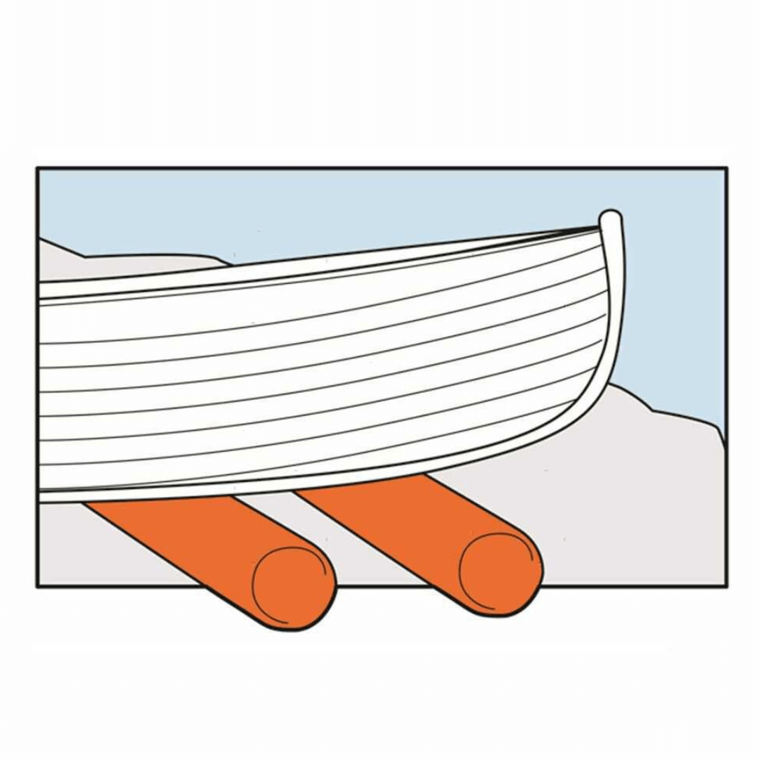 Pvc Rullik Rullo di Alaggio Gonfiabile Standard in PVC (Max 600 kg) – Onautica