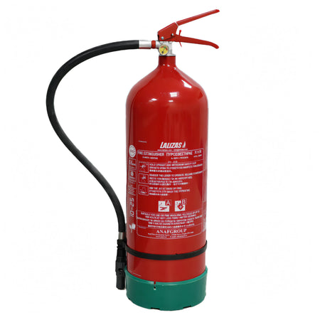 Estintore a schiuma LALIZAS 9 litri senza PFAS con bombola in alluminio