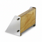 Supporto motore standard in acciaio inox con piastra in compensato marino, viti in acciaio, forma trapezoidale | Onautica