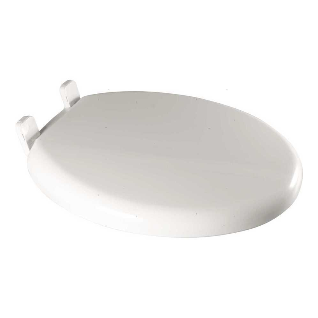 Coperchio WC marino ovale bianco in plastica con supporti di fissaggio | Onautica