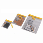 Set 3 buste impermeabili trasparenti Yellow Baggy con chiusura gialla a coulisse, varie misure con accessori | Onautica