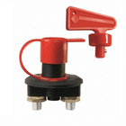 Staccabatterie MTM 100A-200A in tecnopolimero nero con chiave rimovibile rossa e morsetti in ottone | Onautica