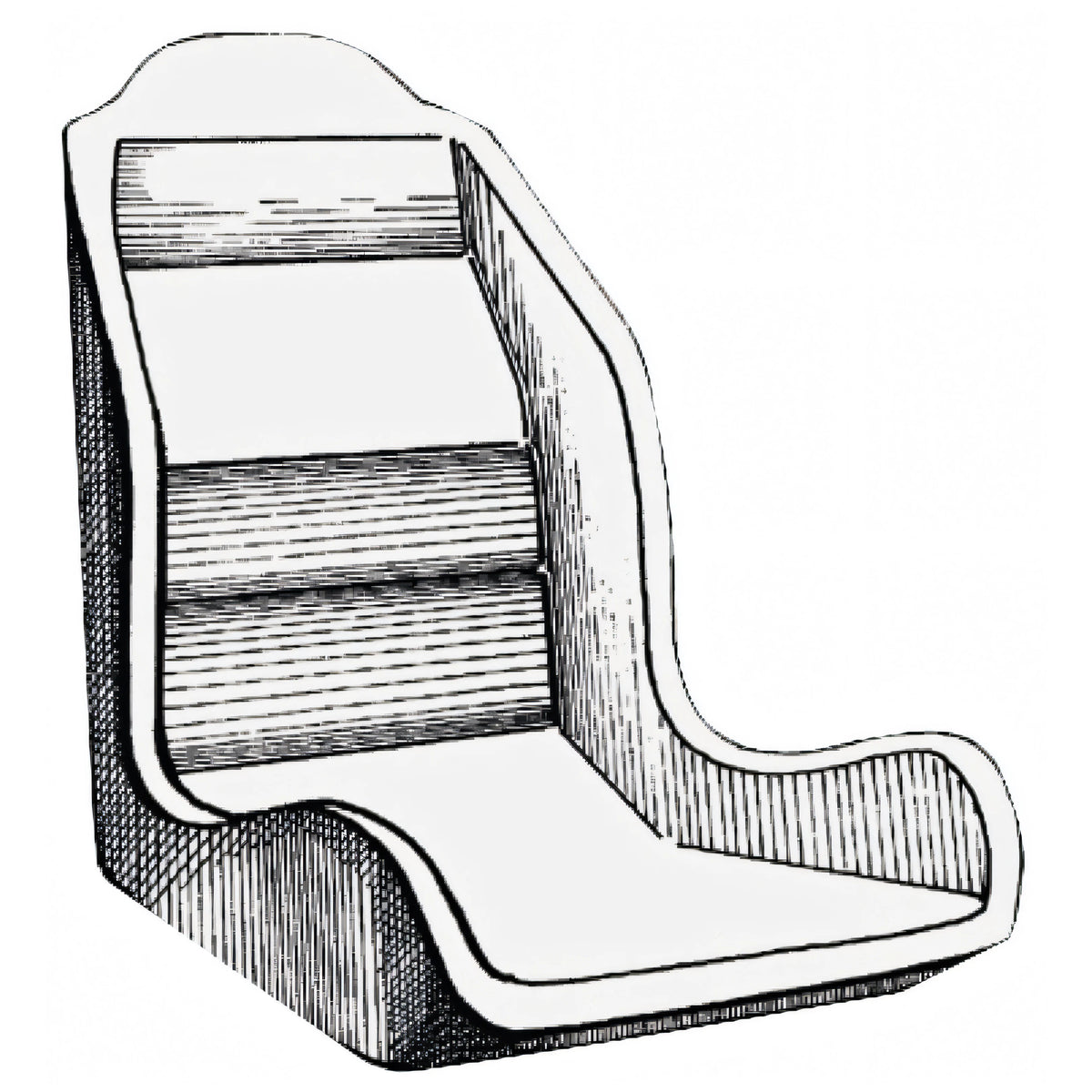 Scocca anatomica per sedili Osculati