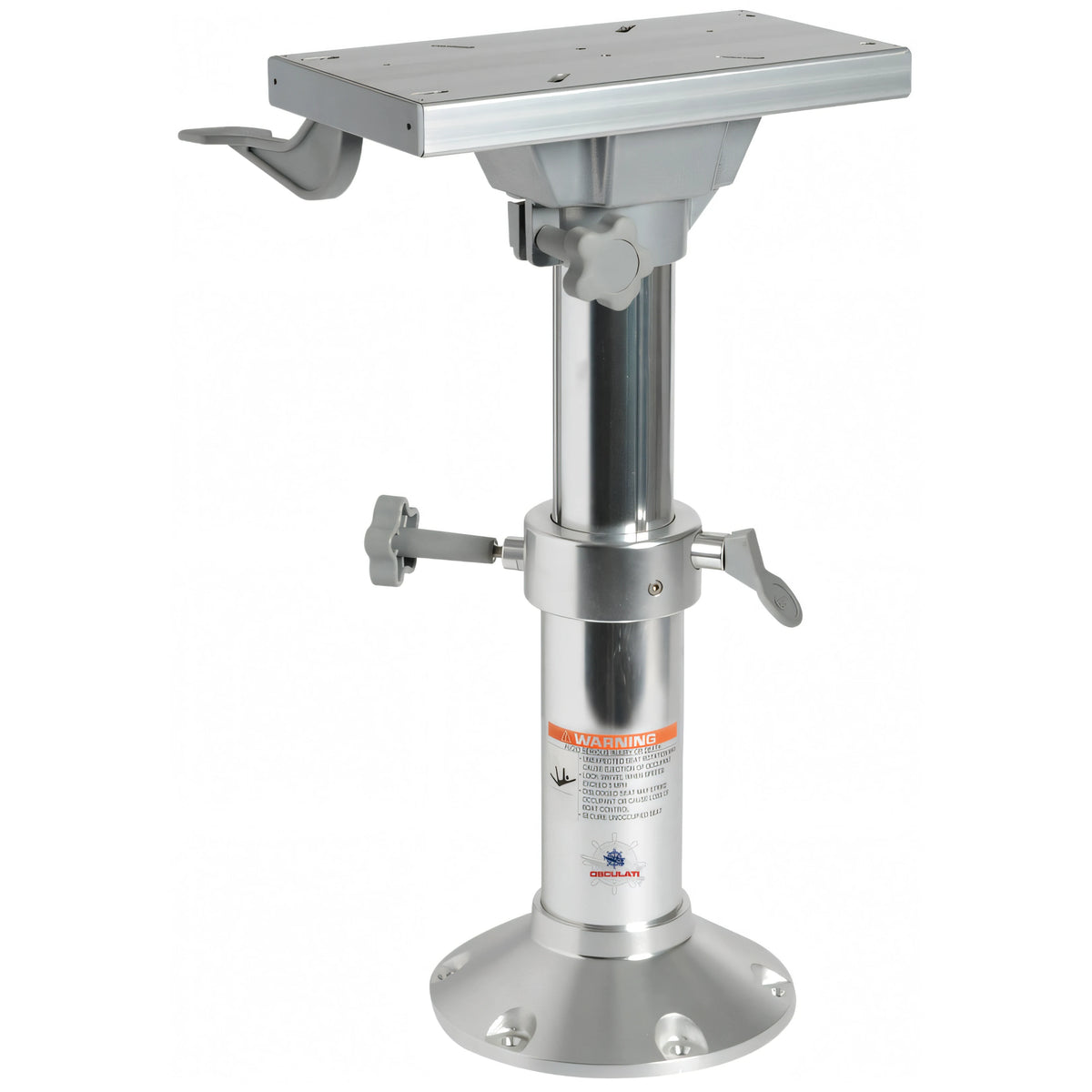 Supporto sedile con slitta girevole lucidato a specchio Osculati