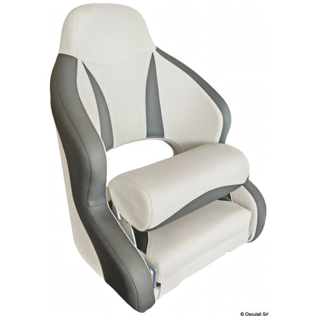 Sedile anatomico imbottito con flip up H52 Osculati