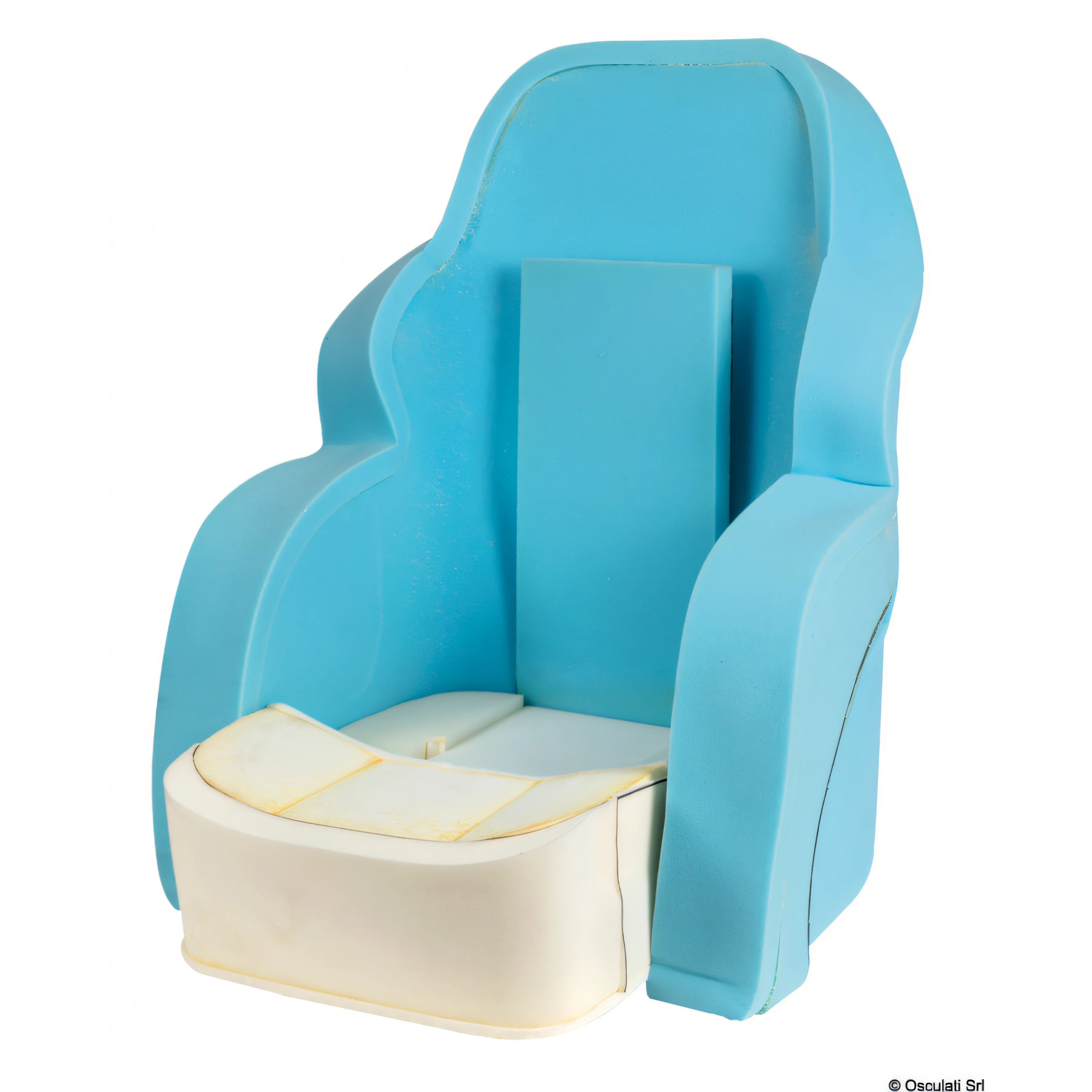Sedile anatomico imbottito con flip up 3090 Osculati