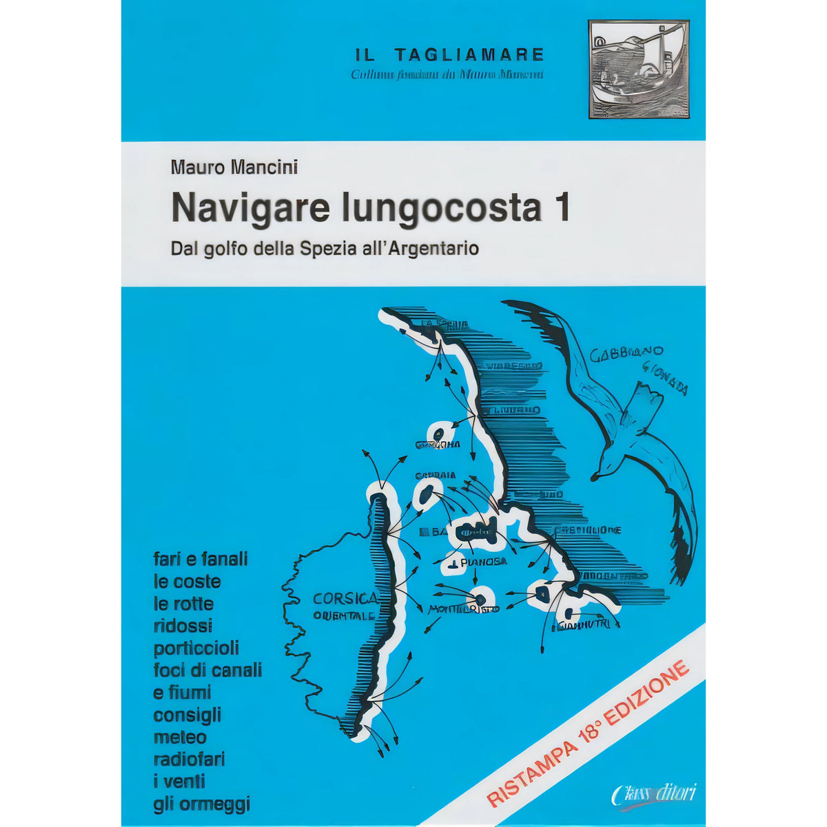 Copertina Navigare lungocosta 1 XVIII edizione 2021 di Mauro Mancini, Class Editori