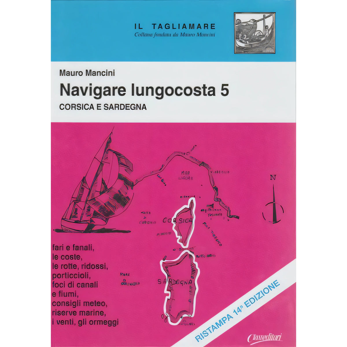 Copertina Navigare lungocosta 5 XIV edizione 2021 di Mauro Mancini, Class Editori