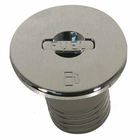 Tappo imbarco carburante in acciaio inox lucido, testa circolare con scritta FUEL, collo filettato Ø 38 mm | Onautica