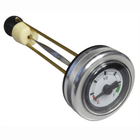 Tappo carburante con livello meccanico integrato, scocca cromata, indicatore E-1/2-F e braccetto ottone | Onautica