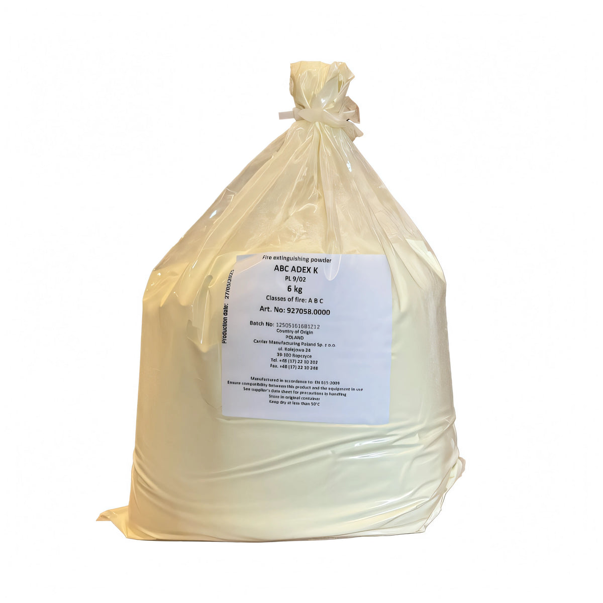 Polvere ABC LALIZAS di ricambio per estintori a polvere secca – Adex K · 6 kg