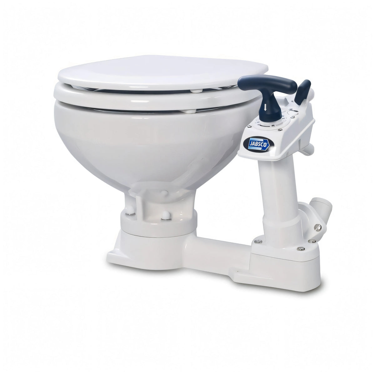 WC manuale Jabsco Compact con maniglia Twist n Lock