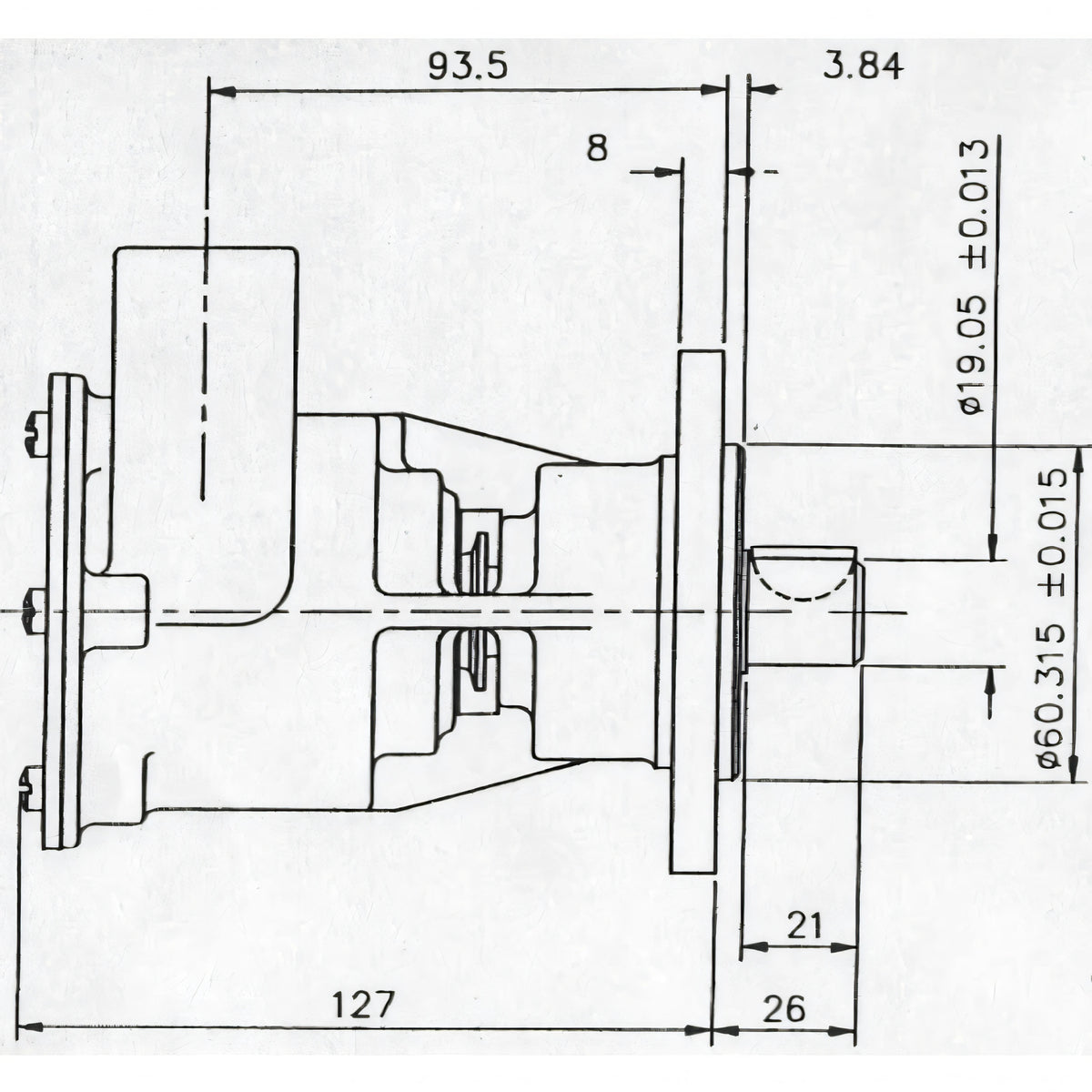 Pompa Jabsco 29600, terza vista