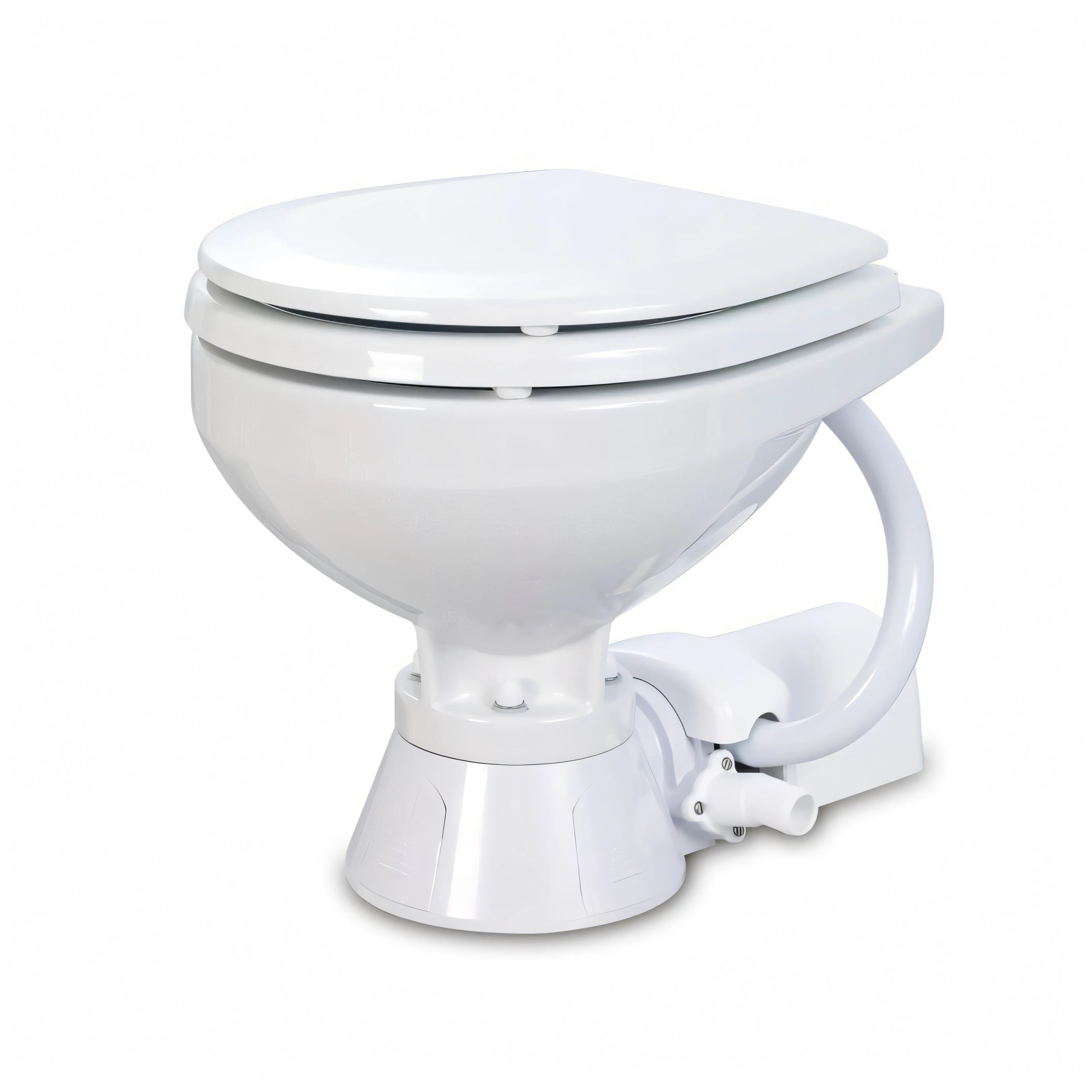 WC elettrico Jabsco Compact in vetroceramica bianca