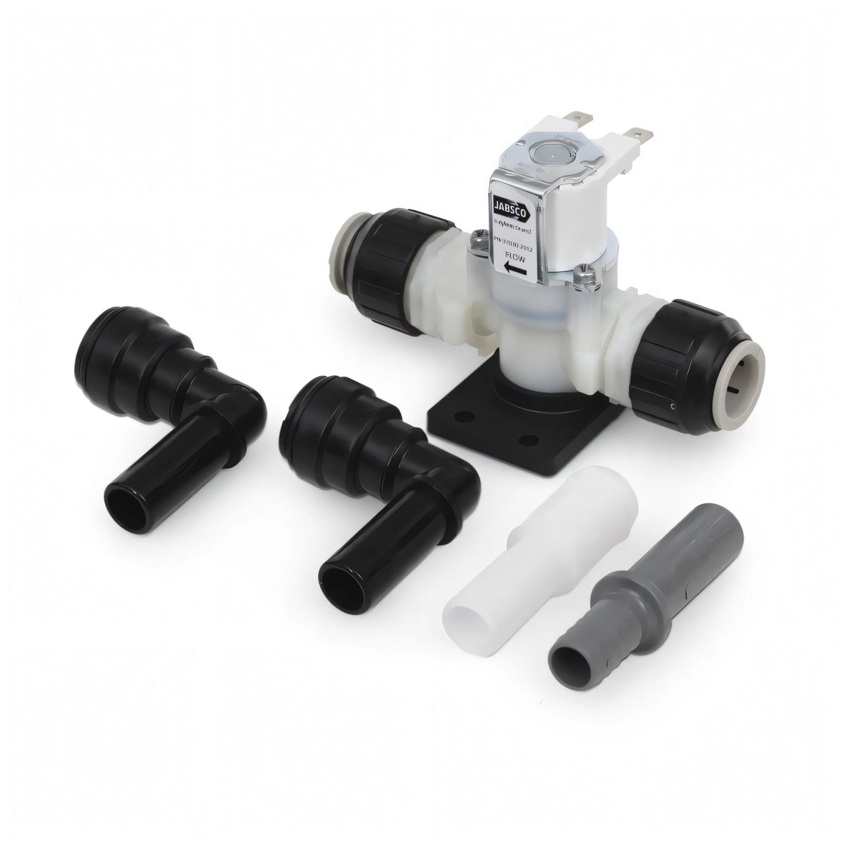 Elettrovalvola in linea Jabsco per WC con connettori Speed Fit