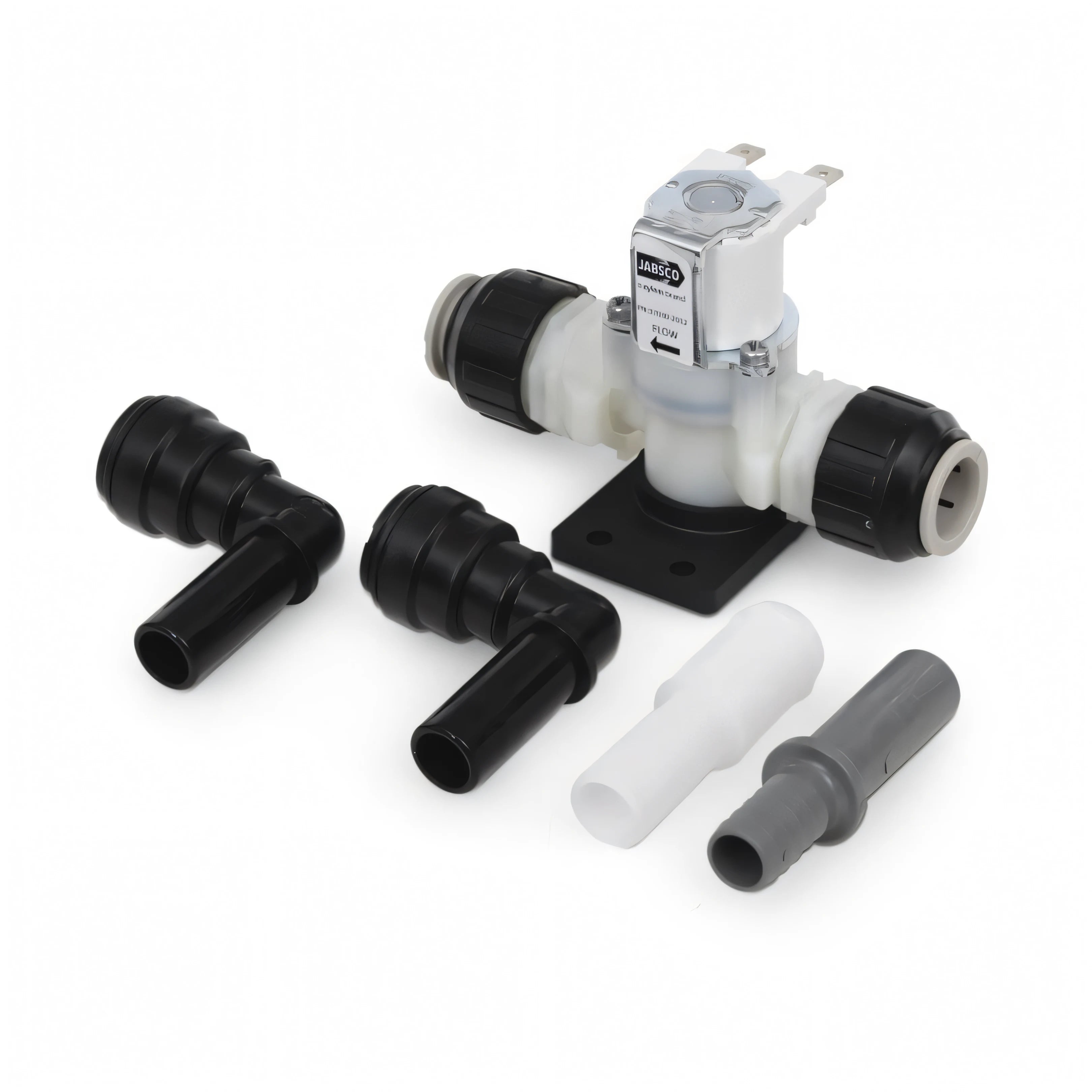 Elettrovalvola in linea Jabsco per WC con connettori Speed Fit