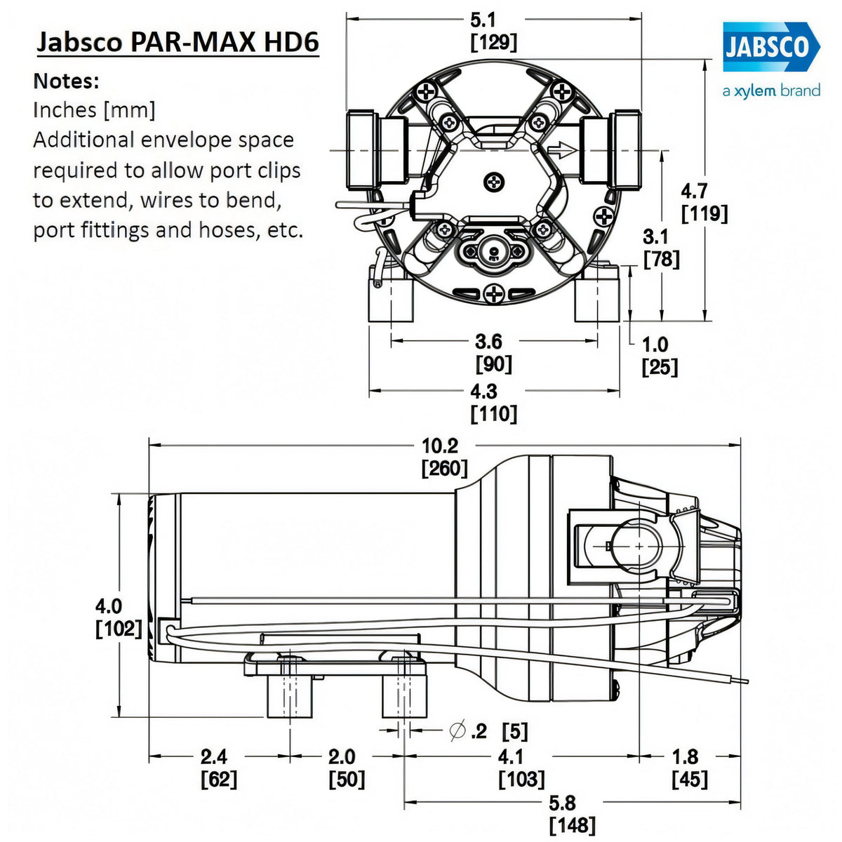 Pompa autoclave Jabsco Par Max 6HD, seconda vista