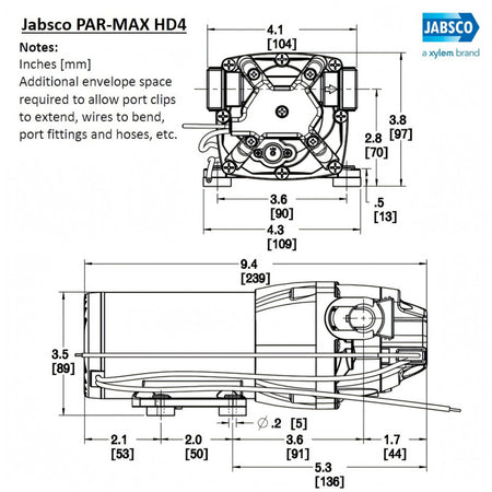 Pompa autoclave Jabsco Par Max 4HD, seconda vista