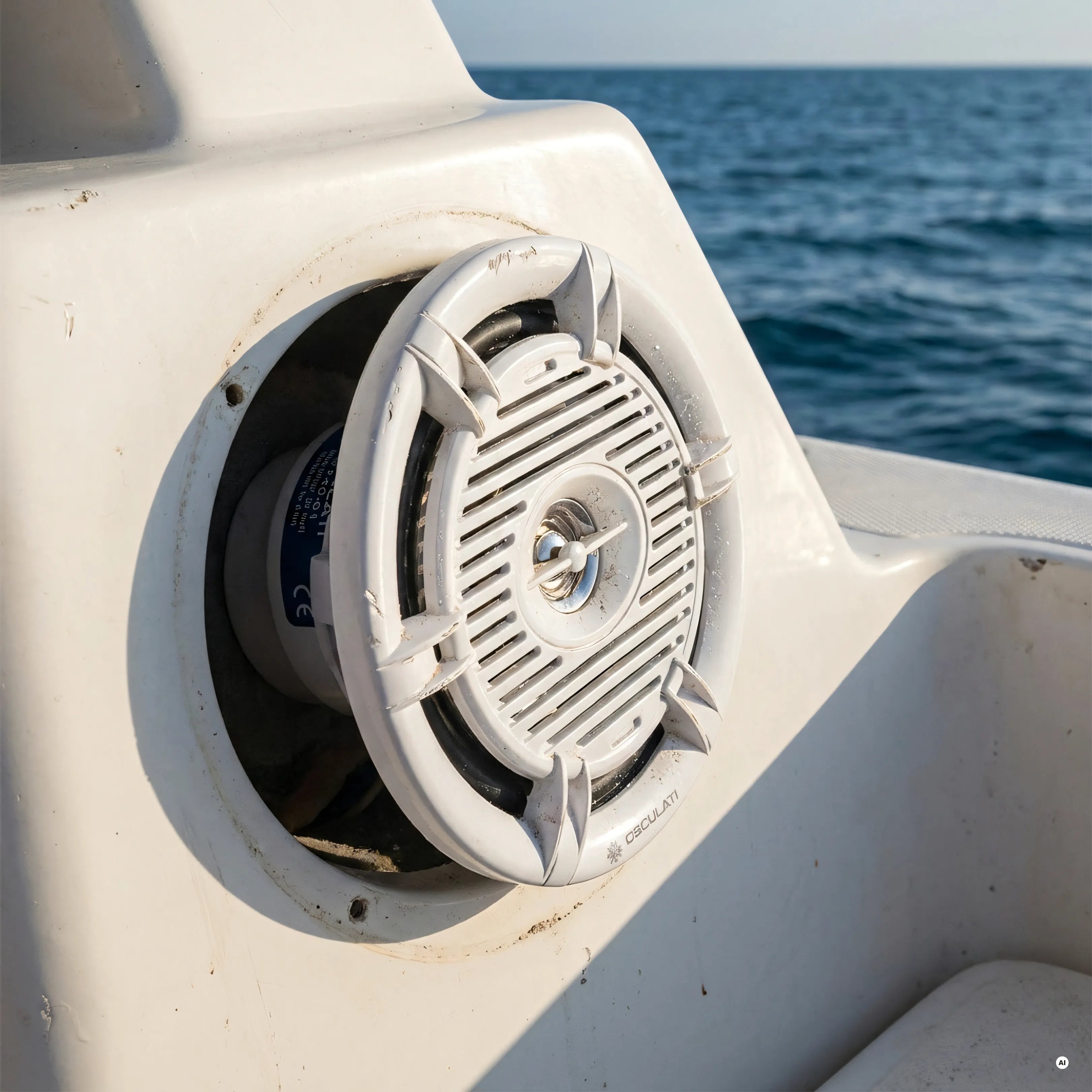 altoparlanti nautici 2 vie impermeabili — in uso a bordo