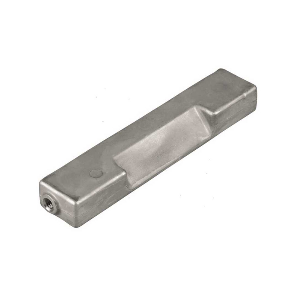 Anodo sacrificale a barra in alluminio per staffa motori fuoribordo Johnson Evinrude E-Tec e classici da 60 a 300 cavalli.
