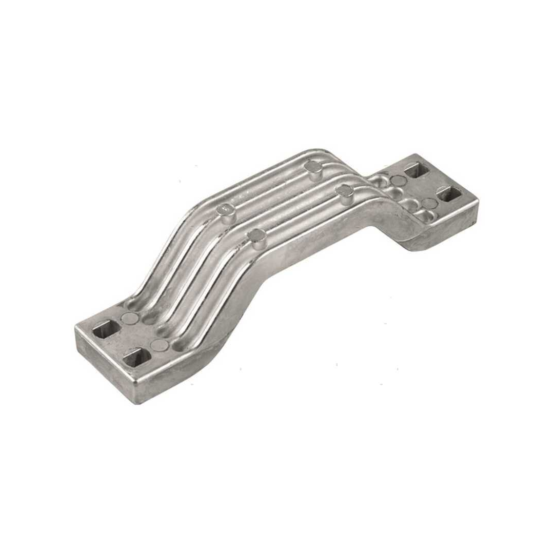 Anodo a barra rettangolare in alluminio per staffa motori fuoribordo Yamaha F115-F350.