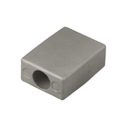 Anodo sacrificale a forma di cubo o blocchetto in alluminio per motori fuoribordo Johnson Evinrude V4 e V6.