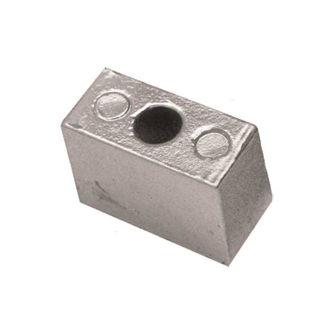 Anodo sacrificale a blocchetto (cubo) in zinco per motori fuoribordo Johnson Evinrude V4 e V6.