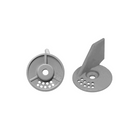 Anodo pinna di compensazione rotonda in alluminio per motori fuoribordo Suzuki 55-65 cavalli.